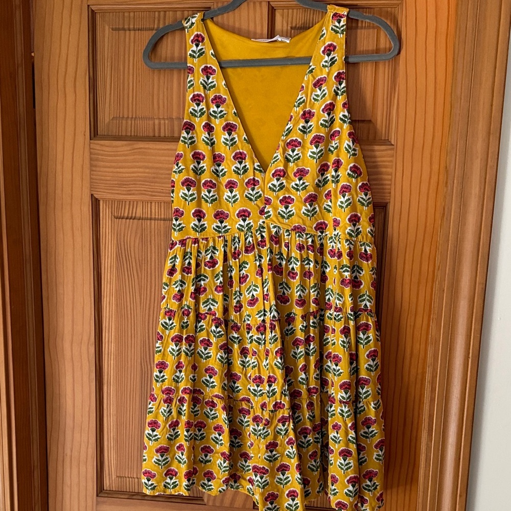 Floral Yellow Dress